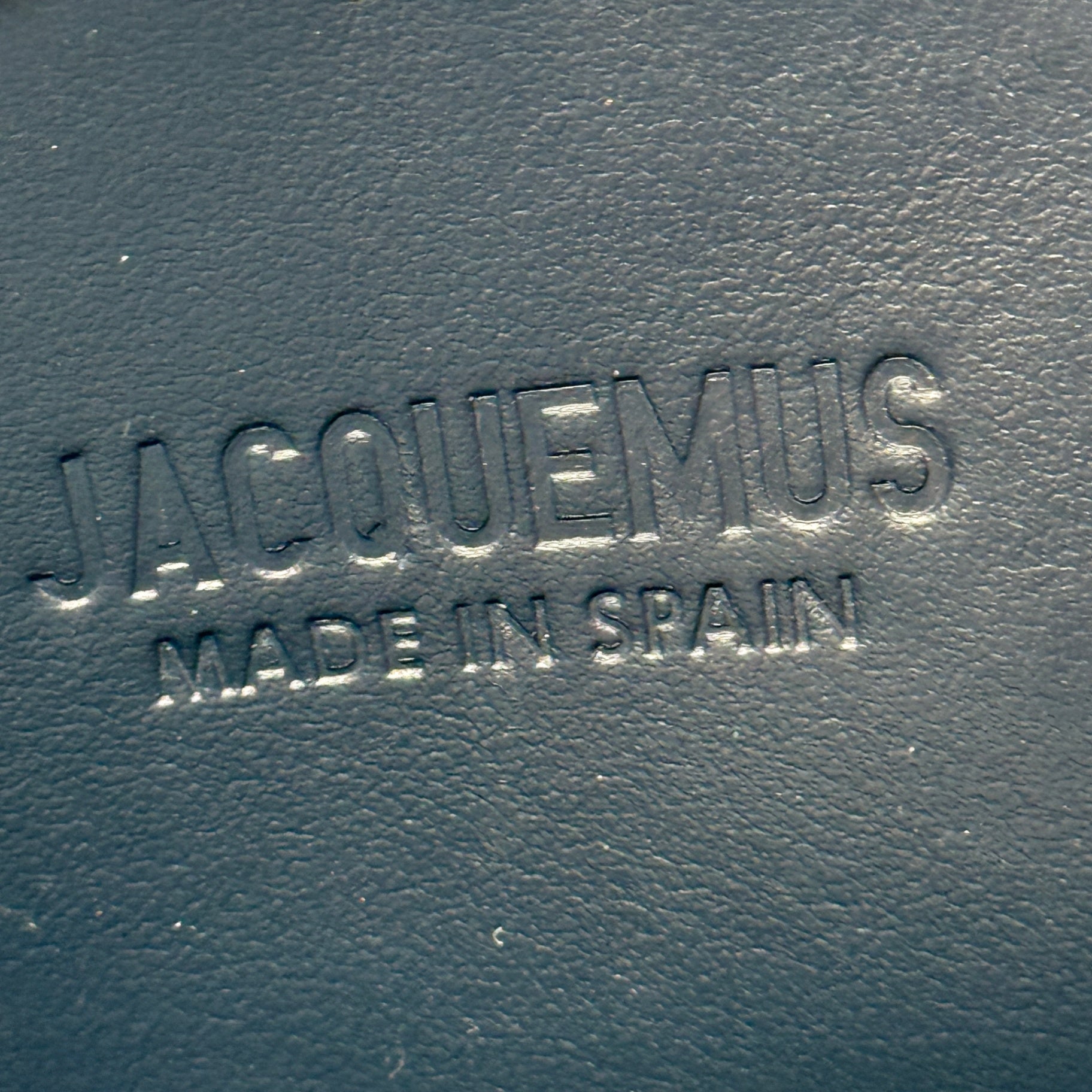 JACQUEMUS Le Pitchou Round Coin Purse Navy