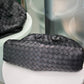 BOTTEGA VENETA Black Intrecciato Pouch