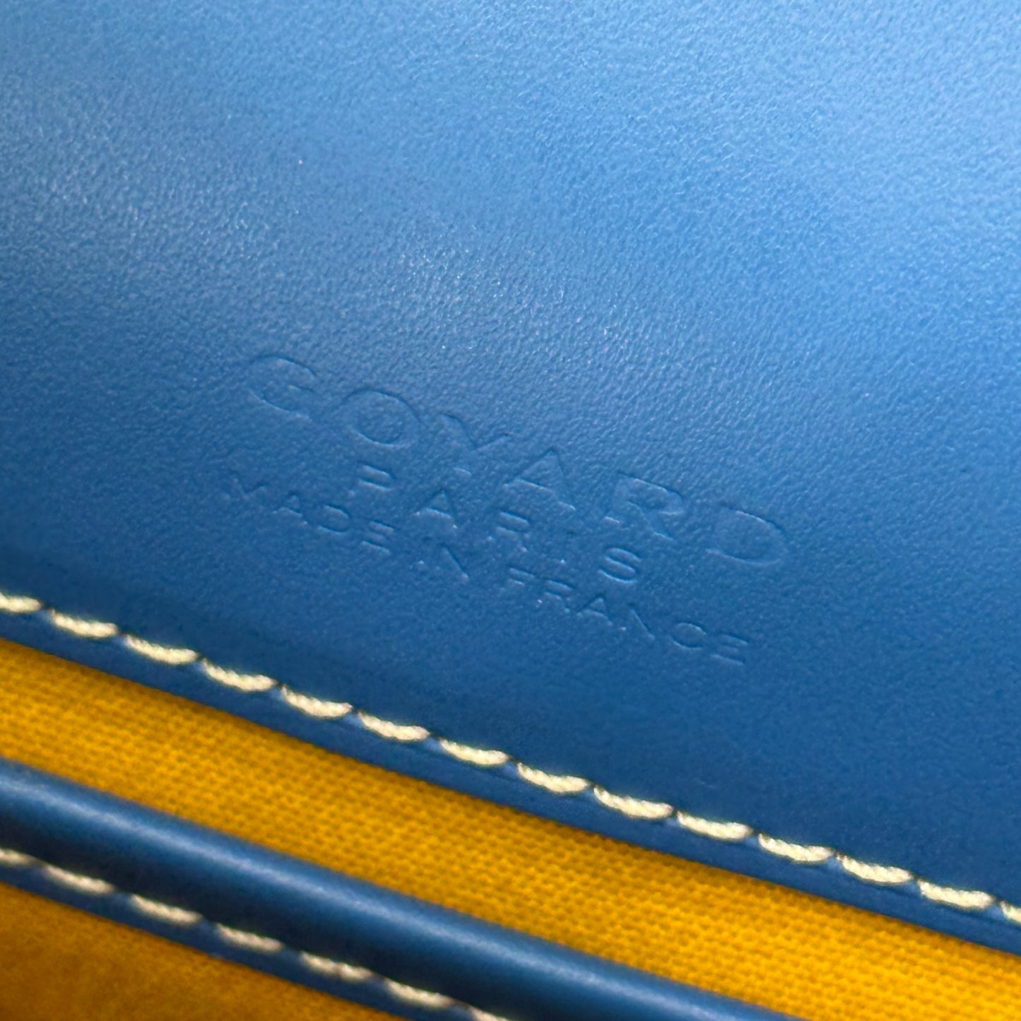 GOYARD Belvedere PM Blue Crossbody Bag