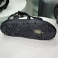 DIOR Black Calfskin D-Wave Sandals Sz 36 (Box)