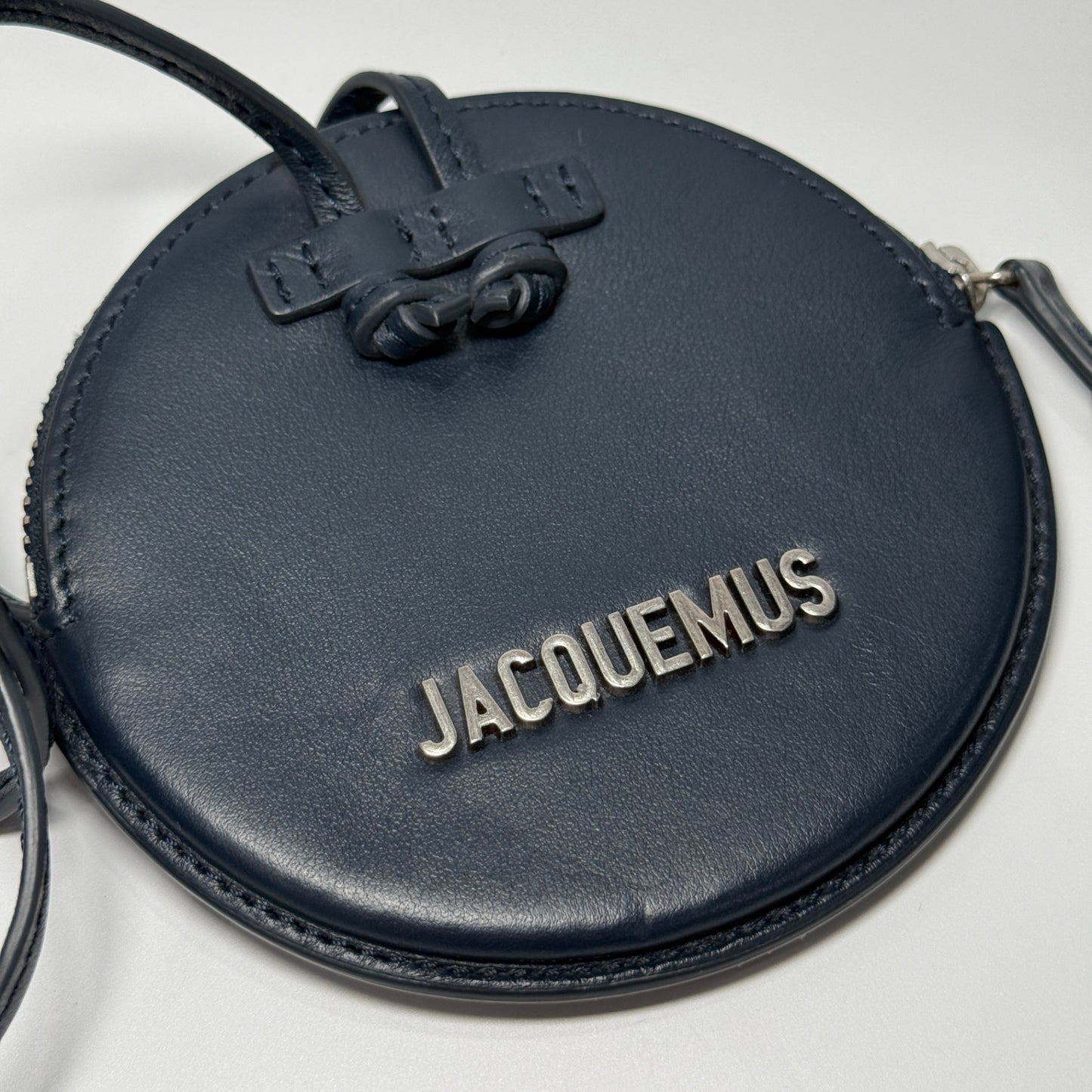JACQUEMUS Le Pitchou Round Coin Purse Navy