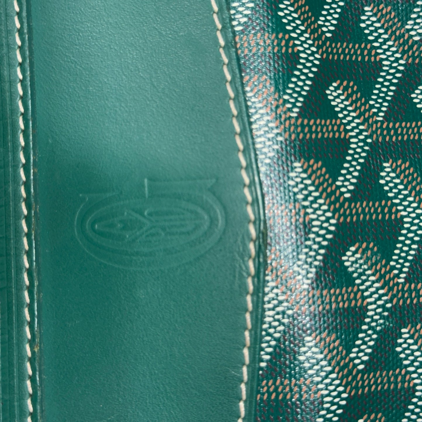 GOYARD Bowling 55 Green Duffle Bag