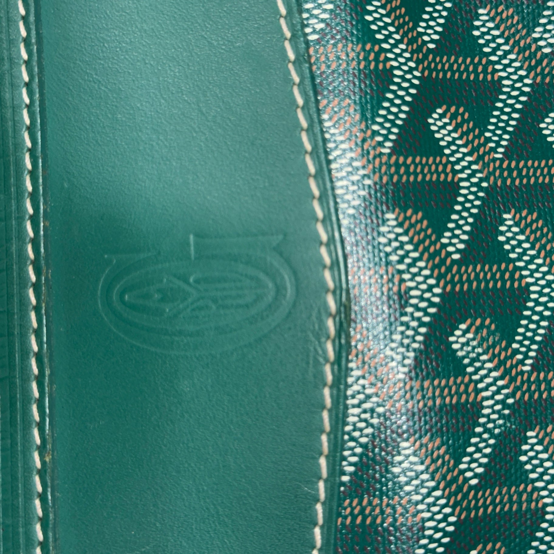 GOYARD Bowling 55 Green Duffle Bag