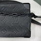 LOUIS VUITTON Black Mini Soft Trunk Bag