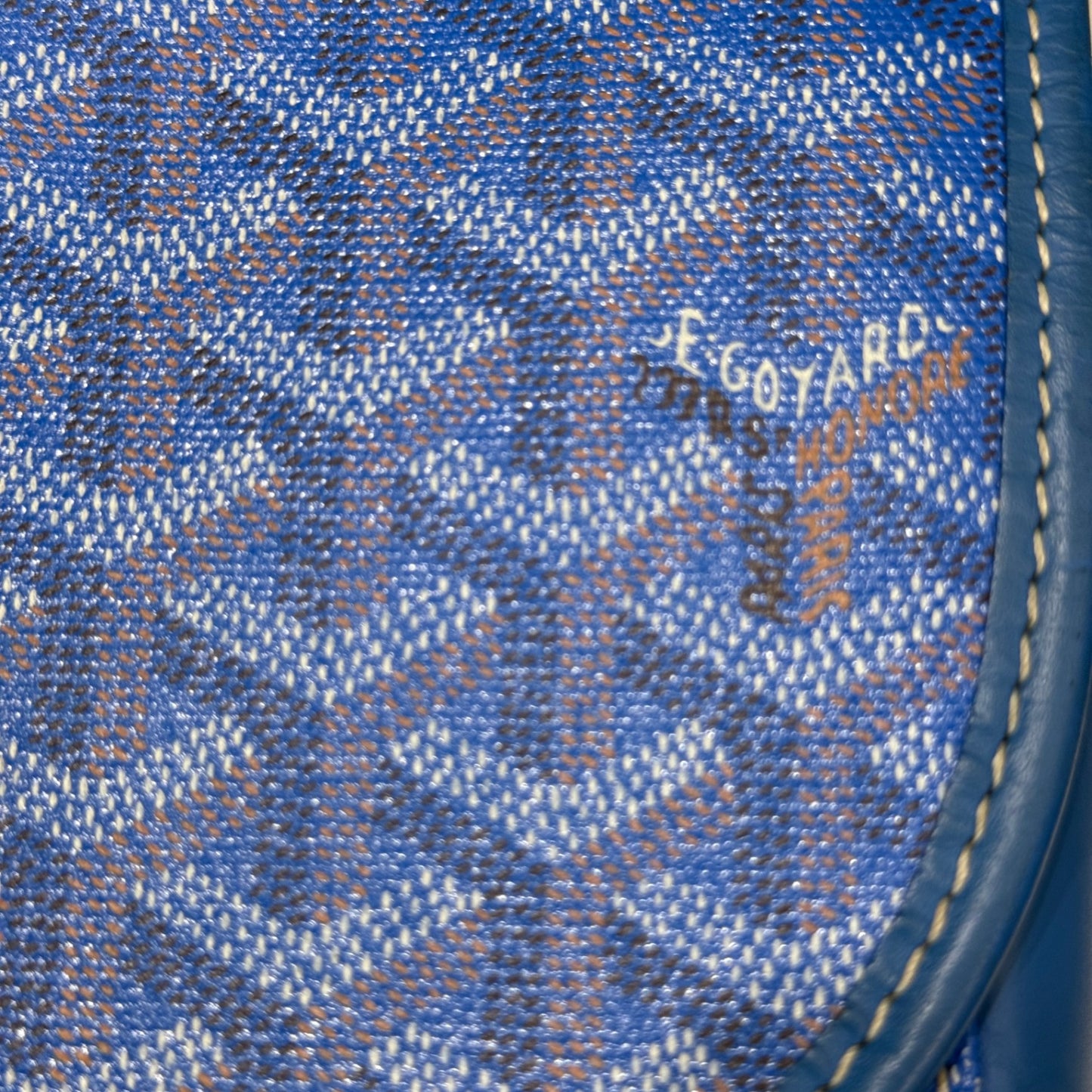 GOYARD Belvedere PM Blue Crossbody Bag