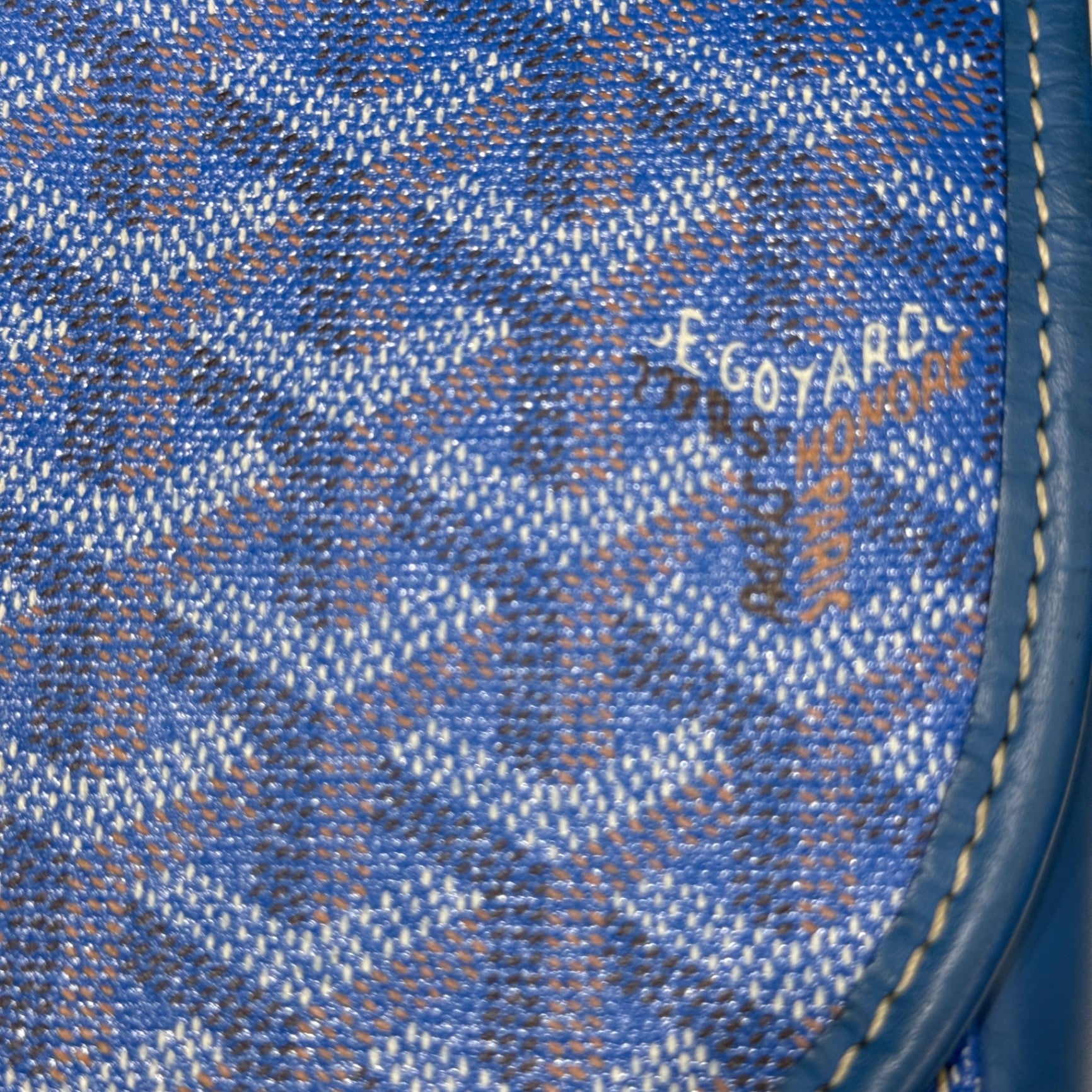 GOYARD Belvedere PM Blue Crossbody Bag