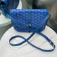 GOYARD Belvedere PM Blue Crossbody Bag