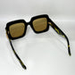GUCCI Black & Green Tiger Print Sunglasses (Case)