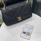 CHANEL Caviar Quilted Funky Match Flap Black