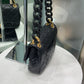 CHANEL Caviar Quilted Funky Match Flap Black