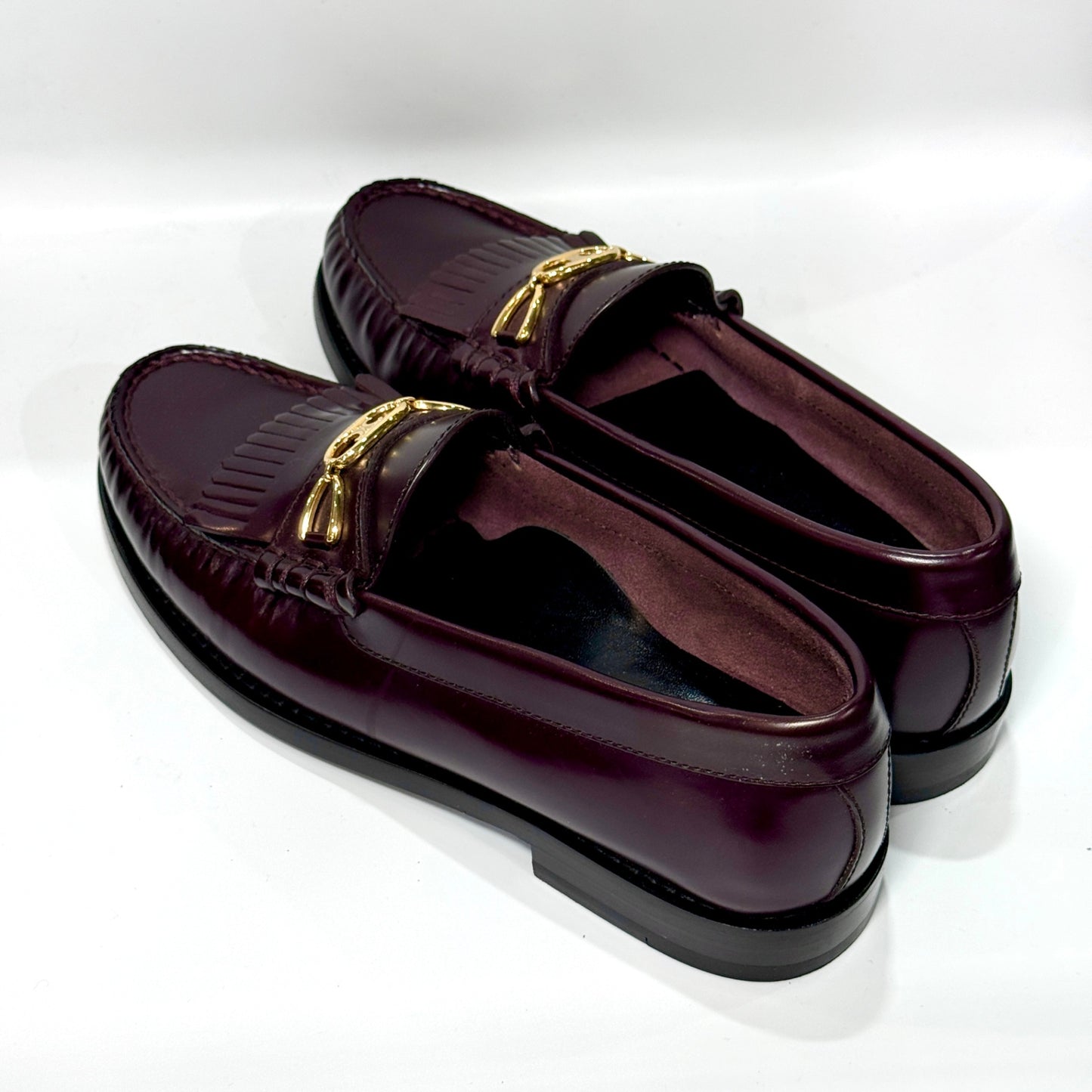 CELINE Burgundy Loafers Sz 36 