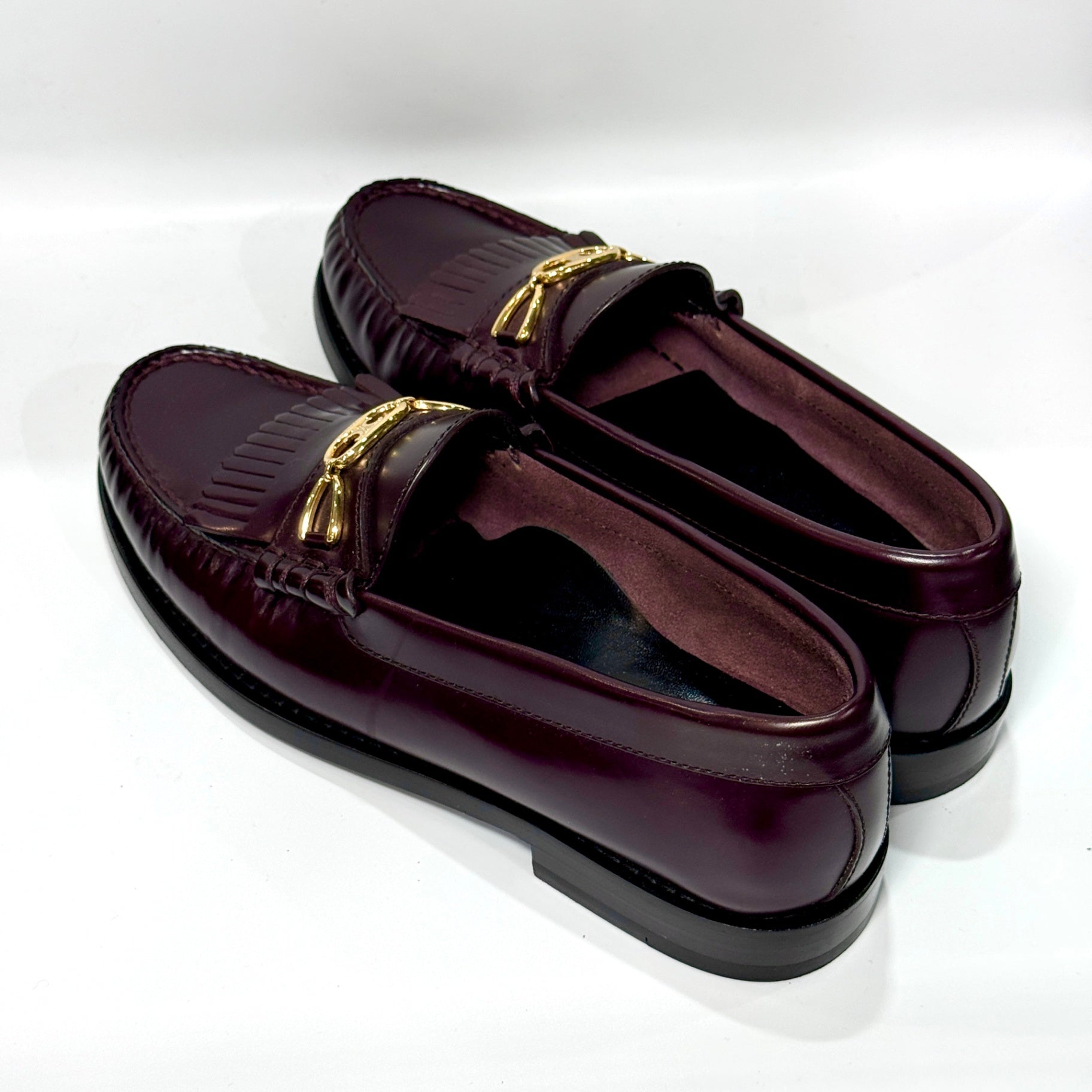 CELINE Burgundy Loafers Sz 36 