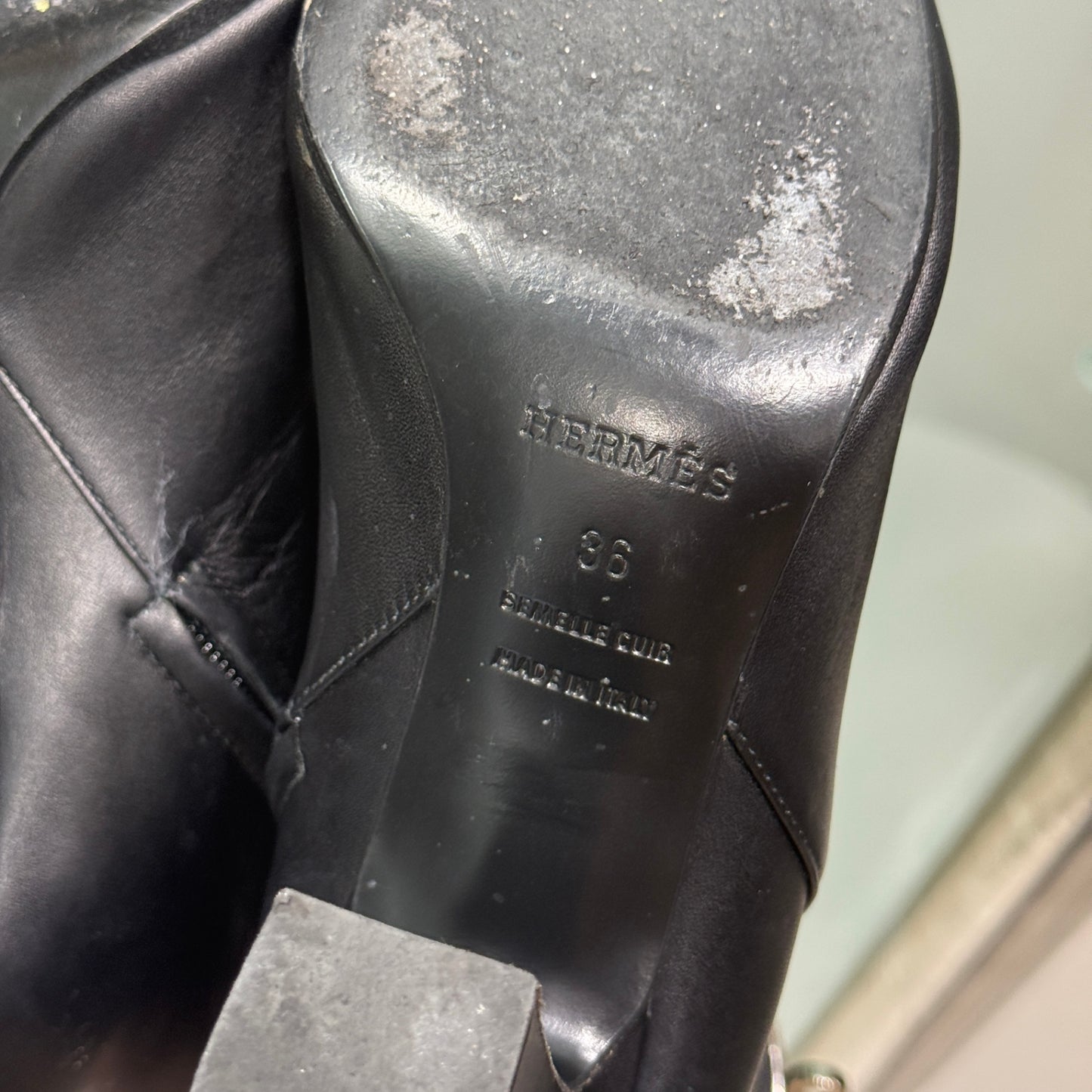 HERMES Saint Germain Ankle Boot Sz 36