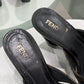 FENDI Zucca Wedge Sz 35.5