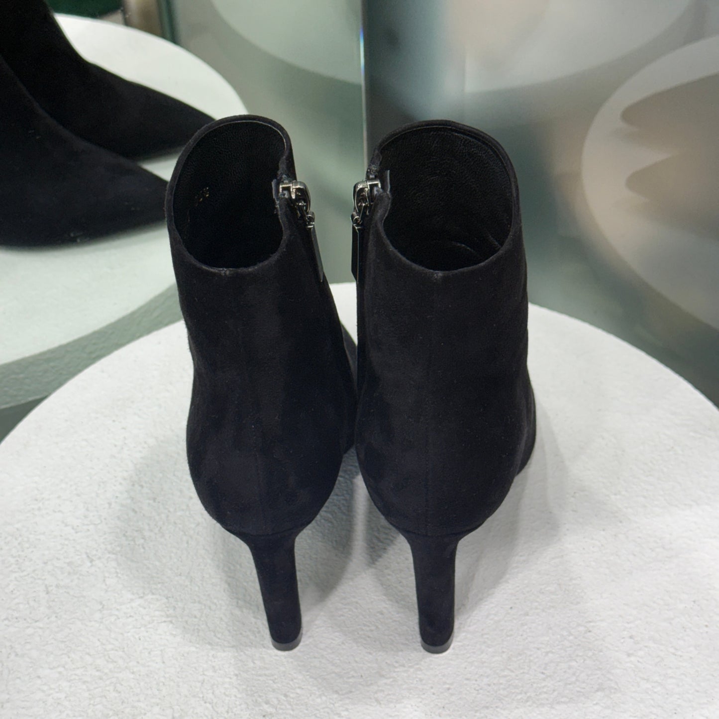 SAINT LAURENT Suede Ankle Boots Sz 36.5