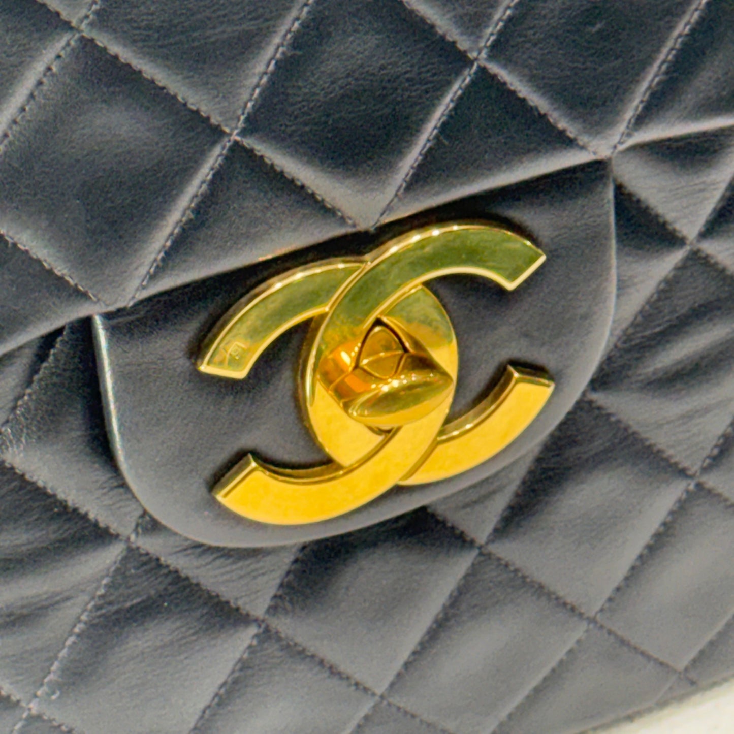 CHANEL Vintage Maxi Jumbo XL Single Flap