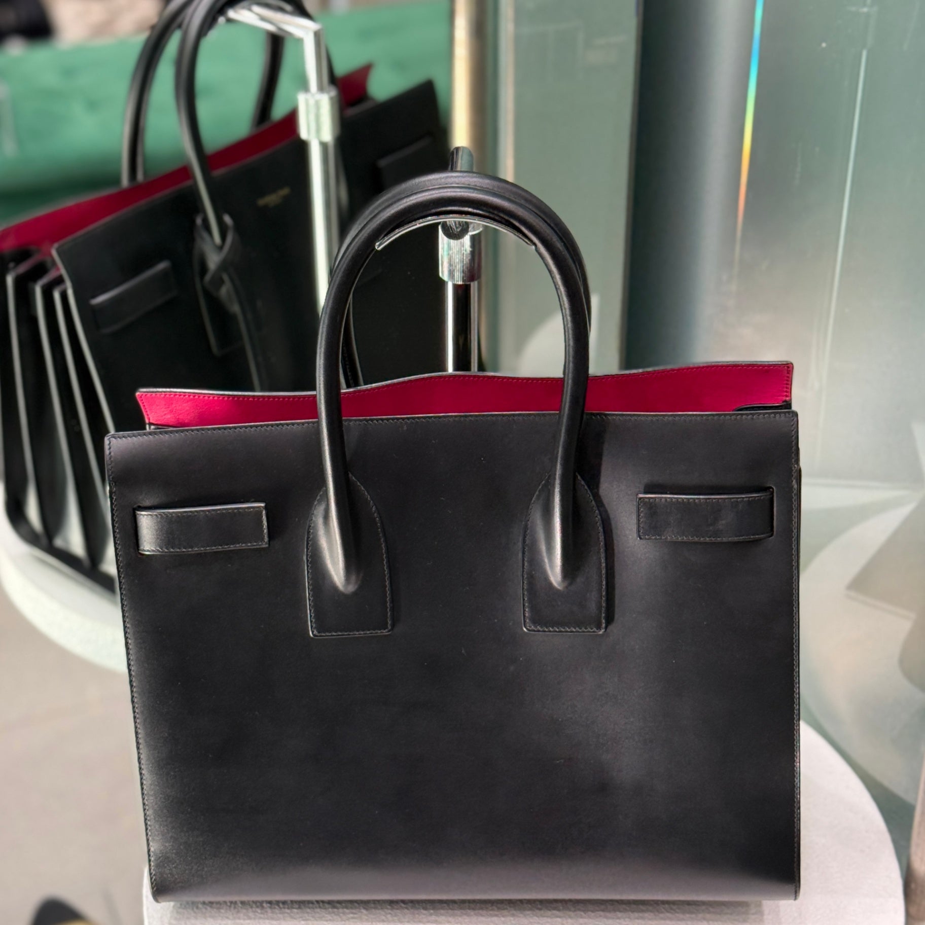 SAINT LAURENT Sac De Jour Tote Black