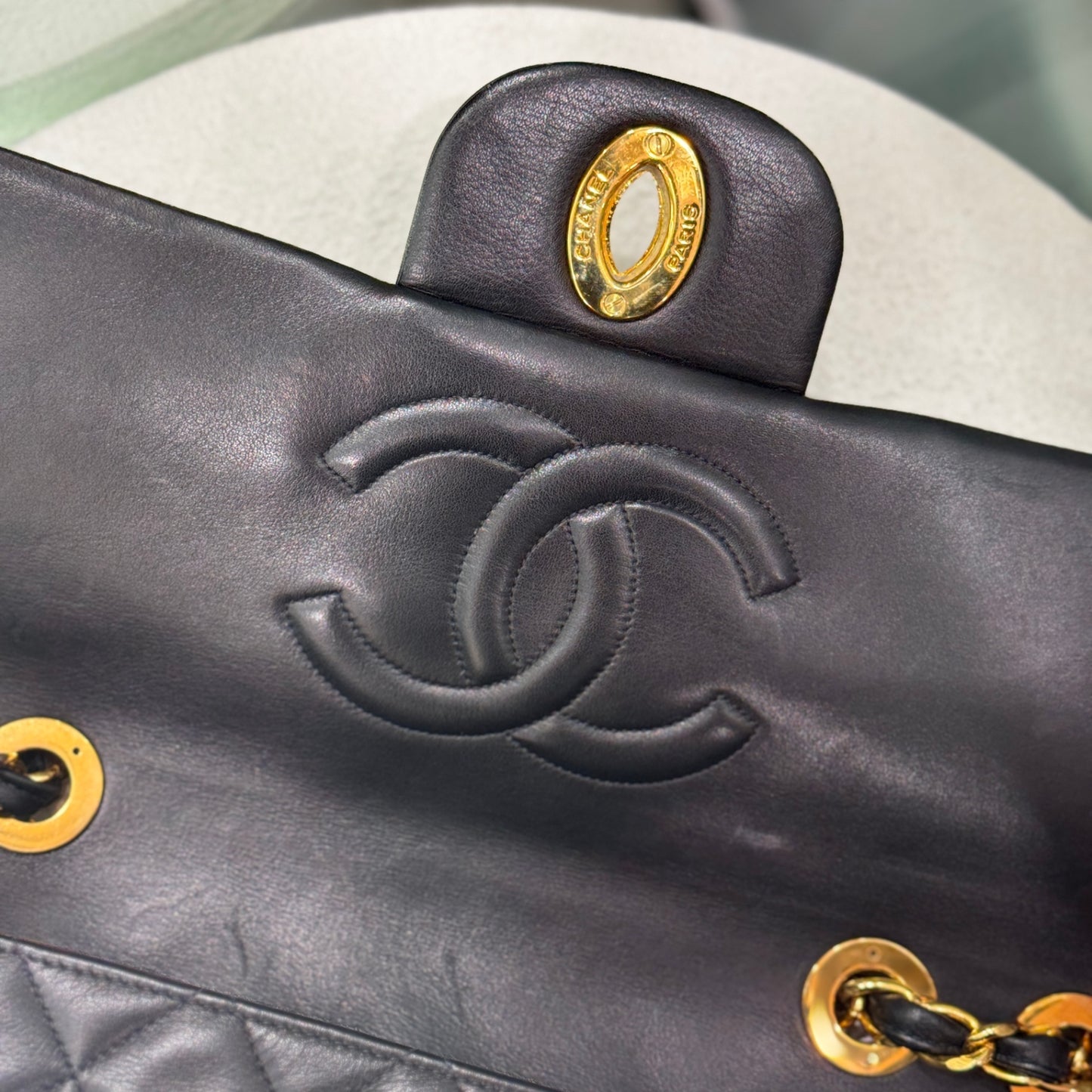 CHANEL Vintage Maxi Jumbo XL Single Flap