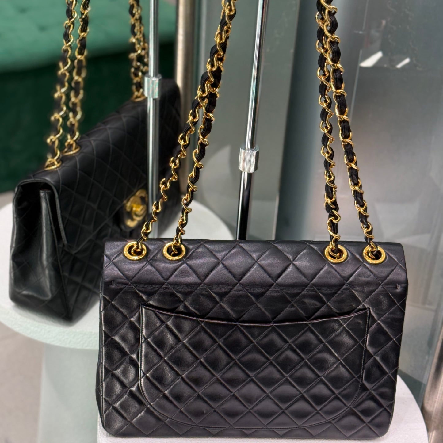 CHANEL Vintage Maxi Jumbo XL Single Flap