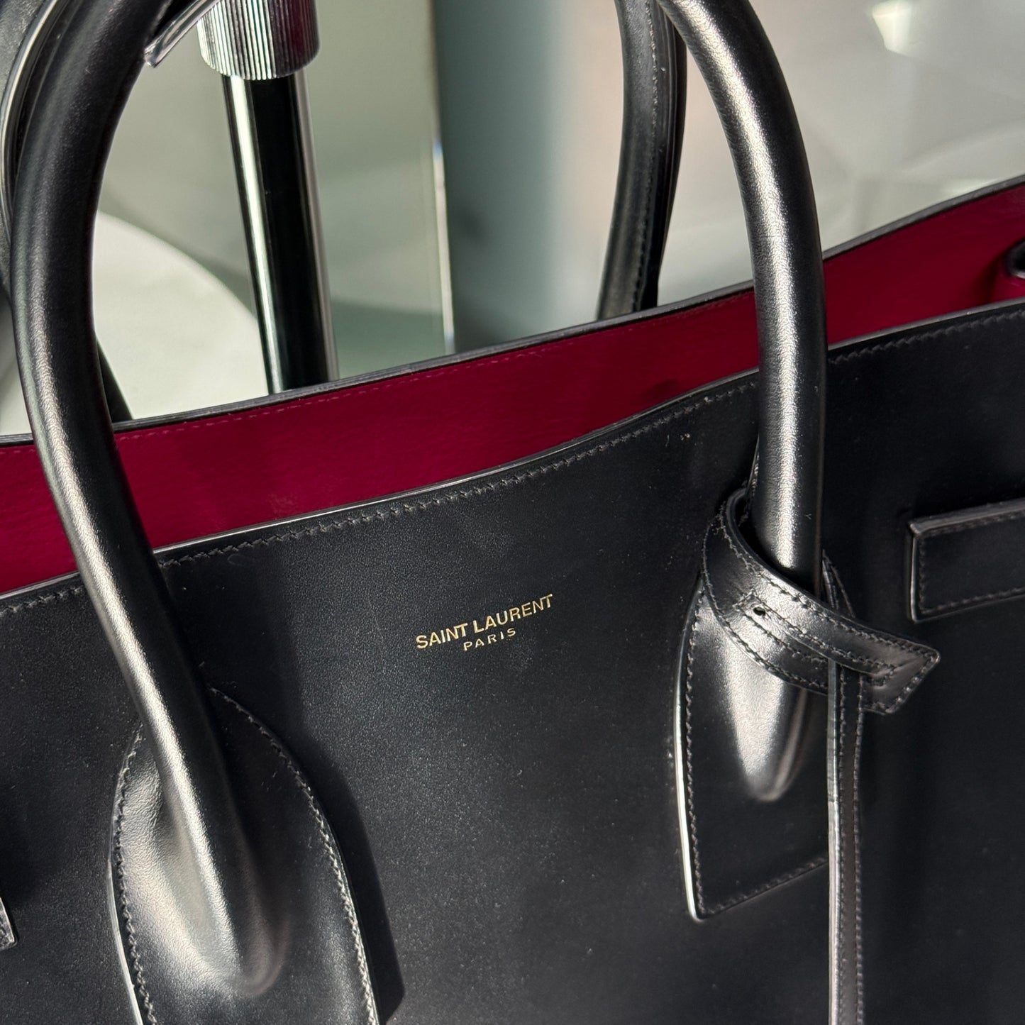SAINT LAURENT Sac De Jour Tote Black