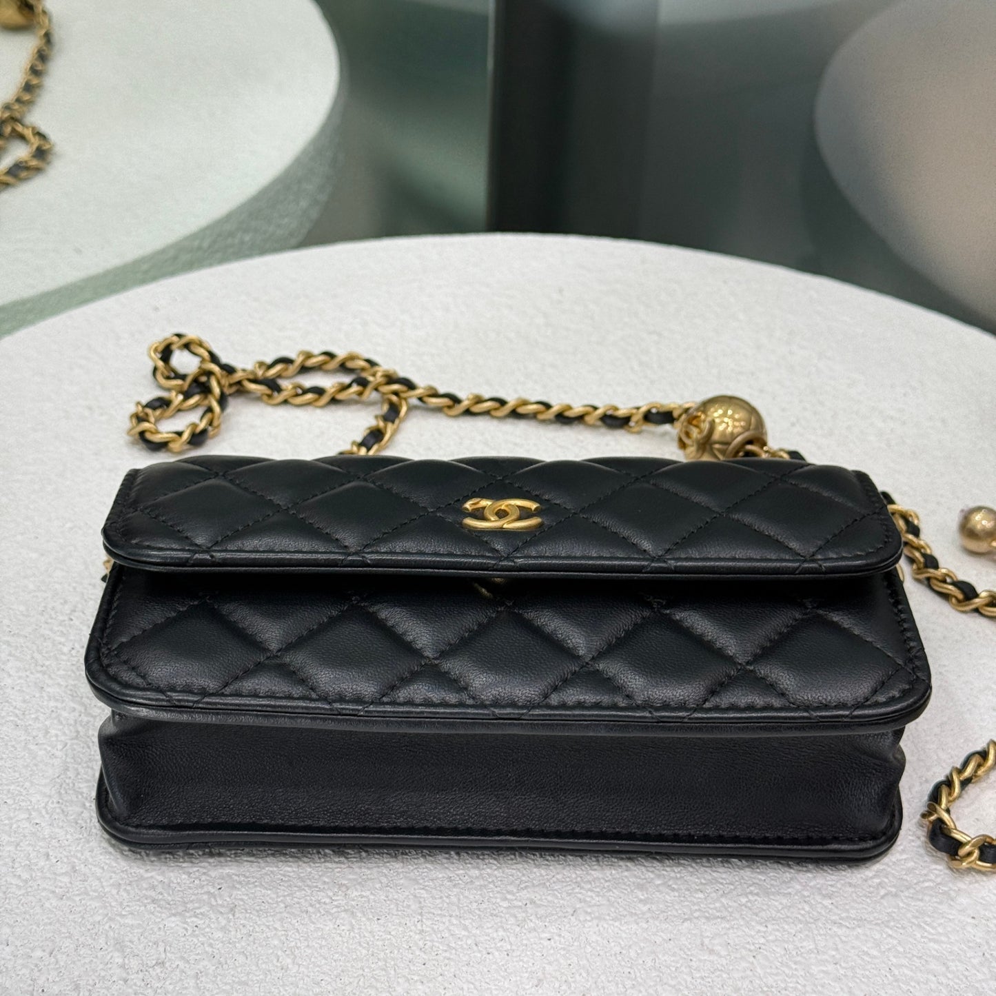 CHANEL Pearl Crush WOC - Black