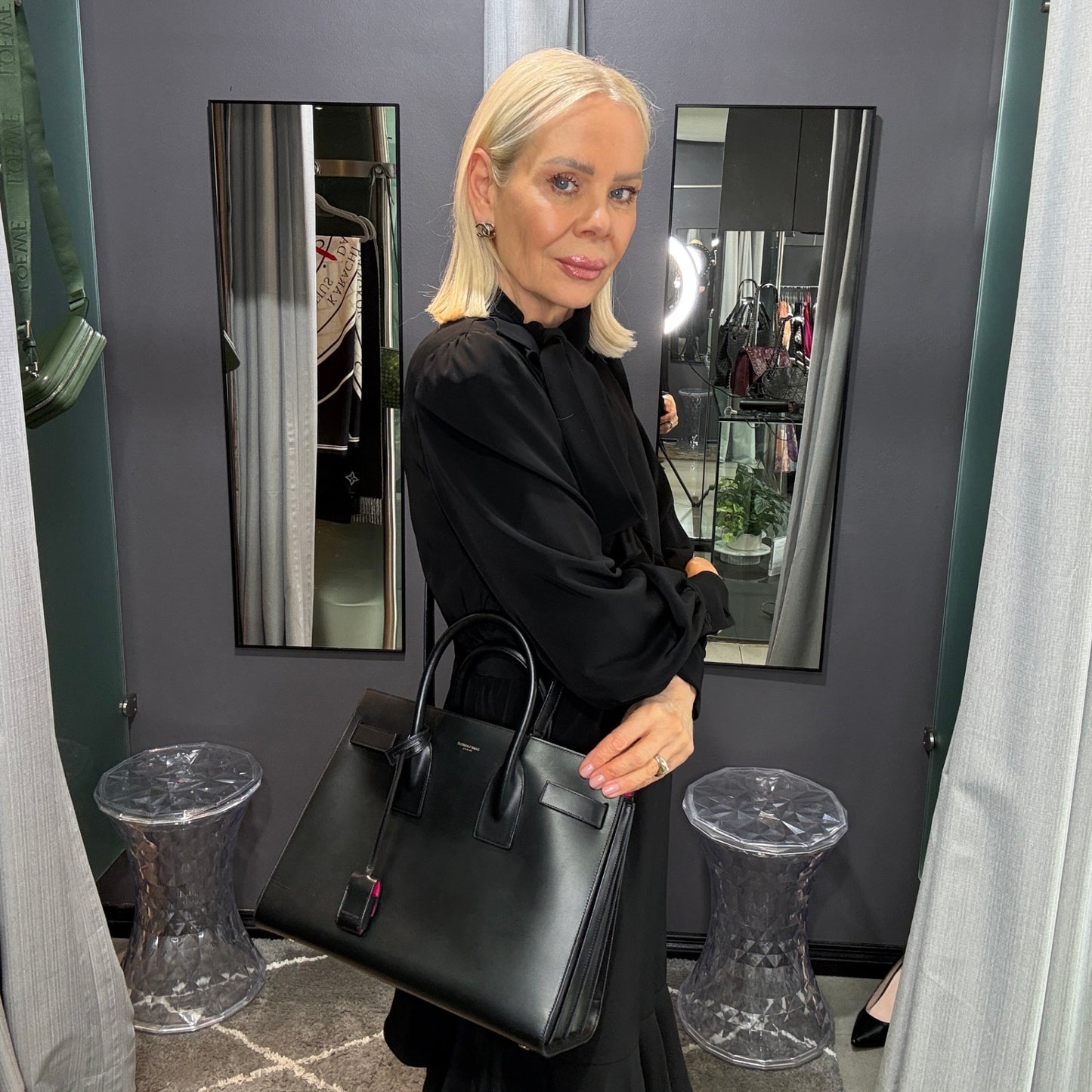 SAINT LAURENT Sac De Jour Tote Black