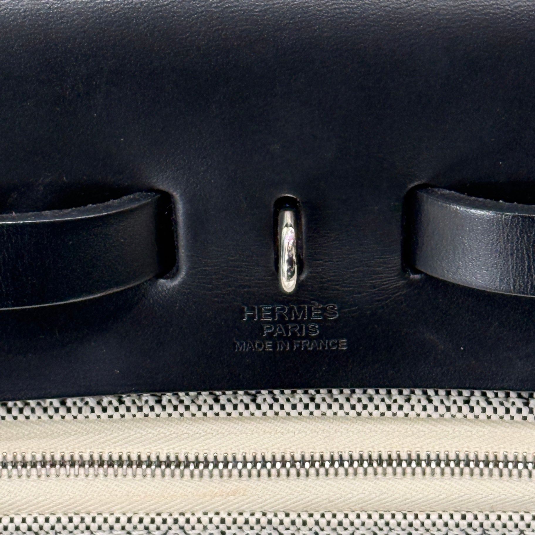 HERMÈS Herbag 31 Pegase Pop Black Indigo