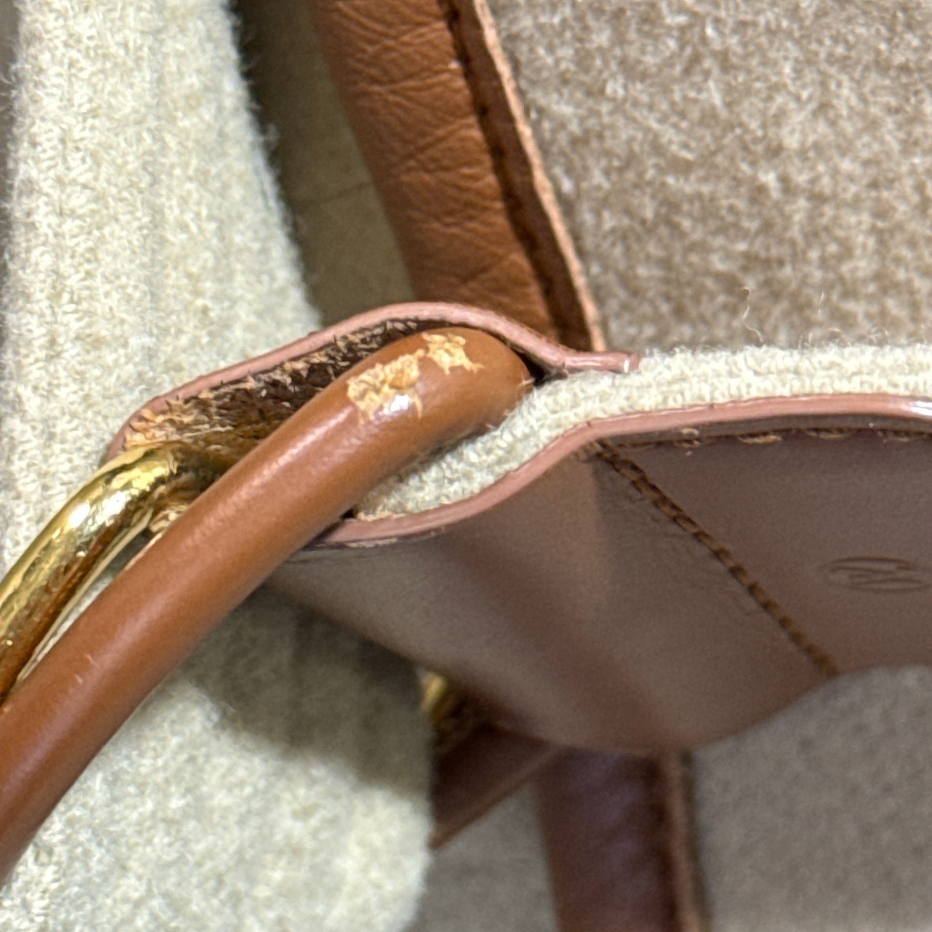 LOUIS VUITTON Camel Coat Sz 36