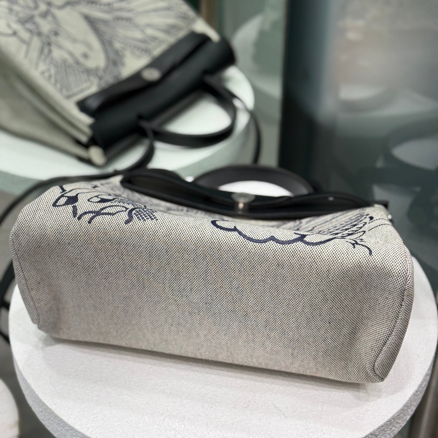 HERMÈS Herbag 31 Pegase Pop Black Indigo