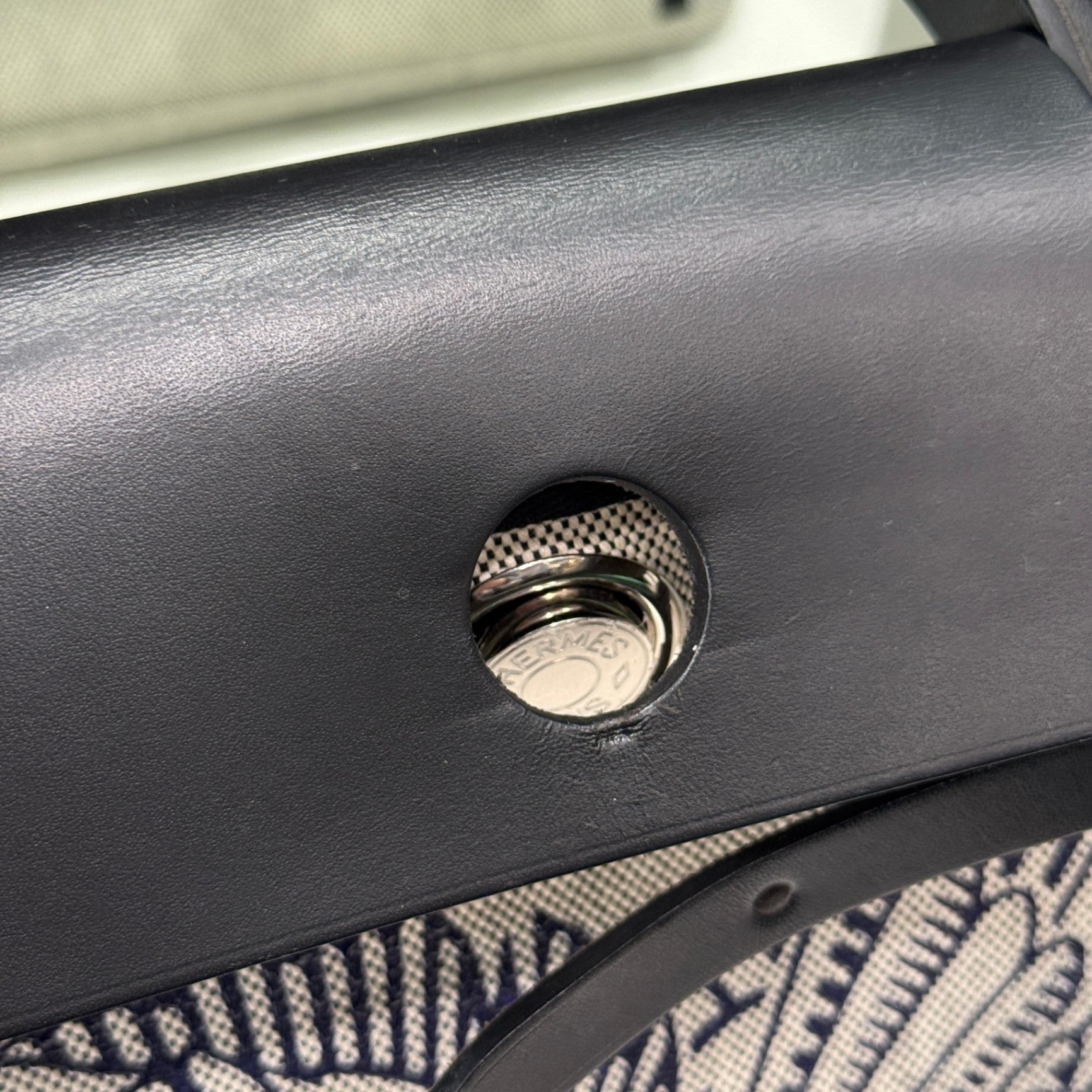HERMÈS Herbag 31 Pegase Pop Black Indigo