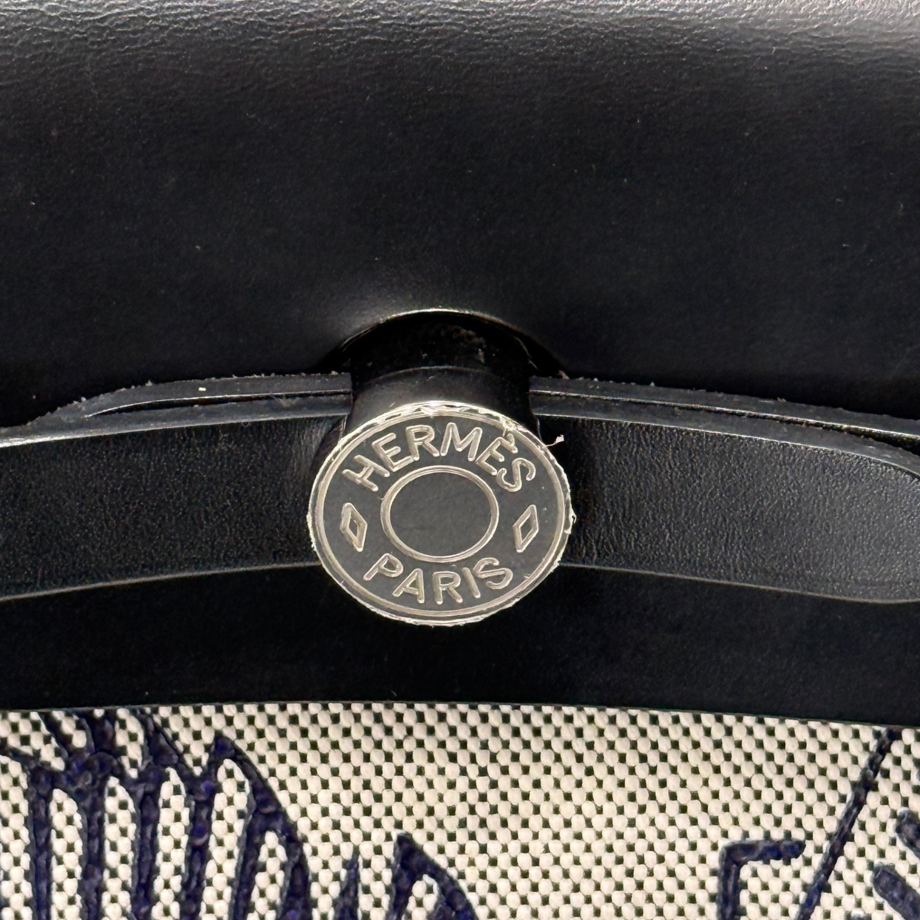 HERMÈS Herbag 31 Pegase Pop Black Indigo
