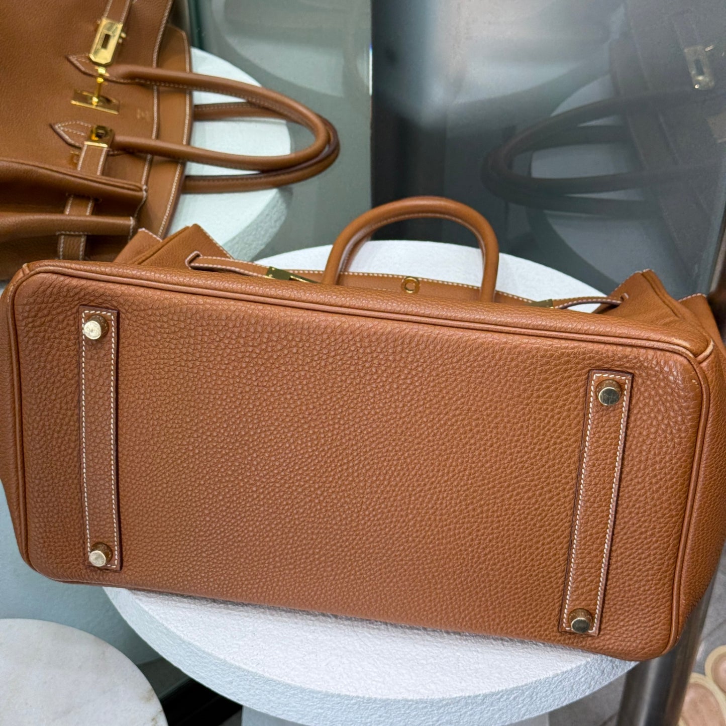 HERMÈS Birkin 35 Gold on Gold