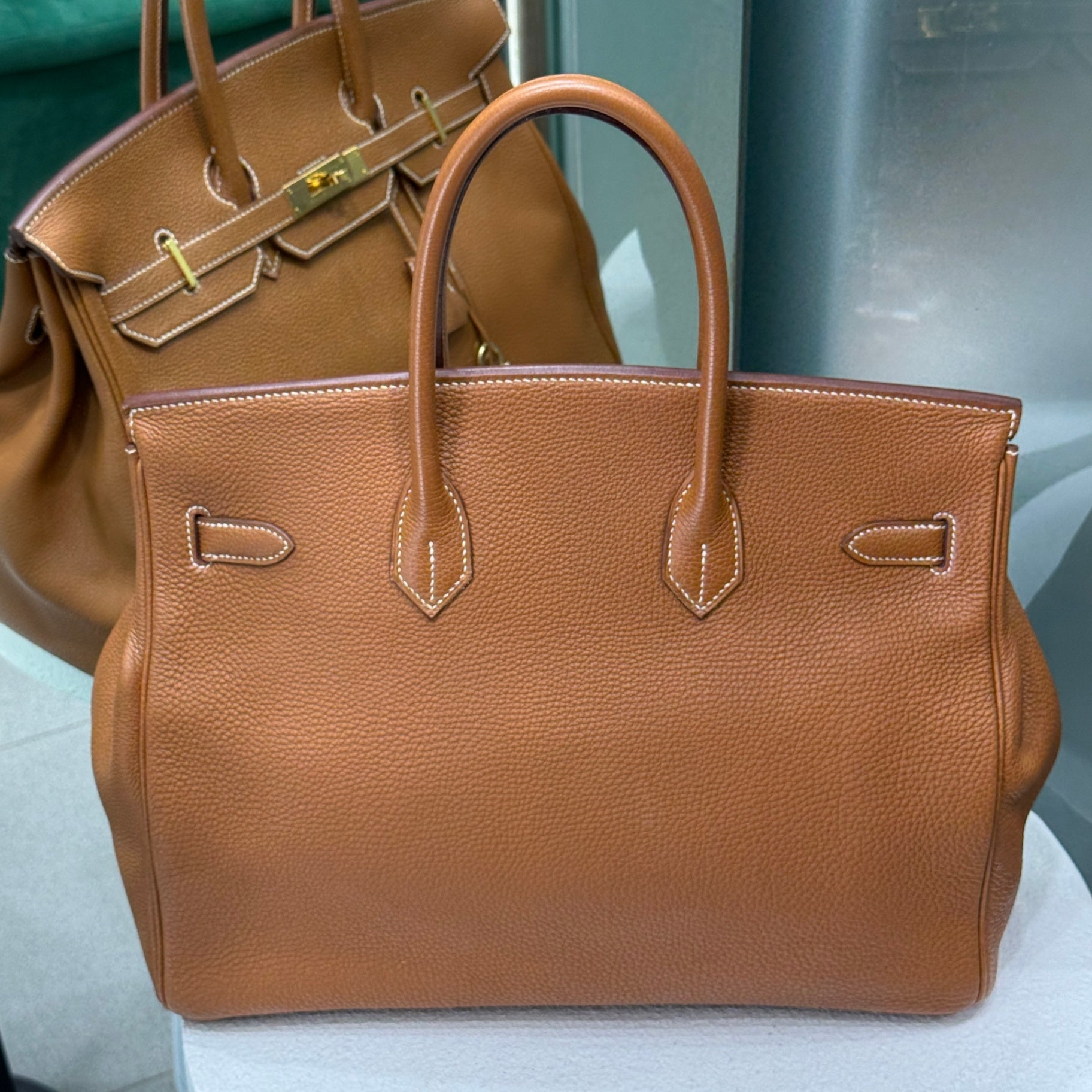 HERMÈS Birkin 35 Gold on Gold