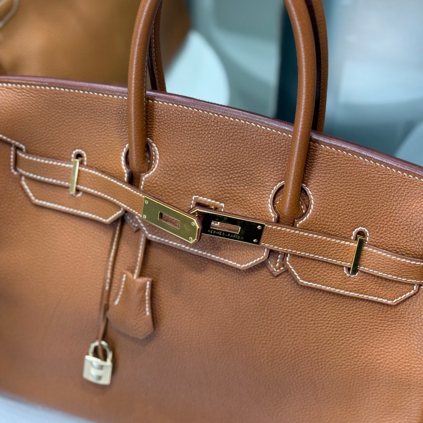 HERMÈS Birkin 35 Gold on Gold