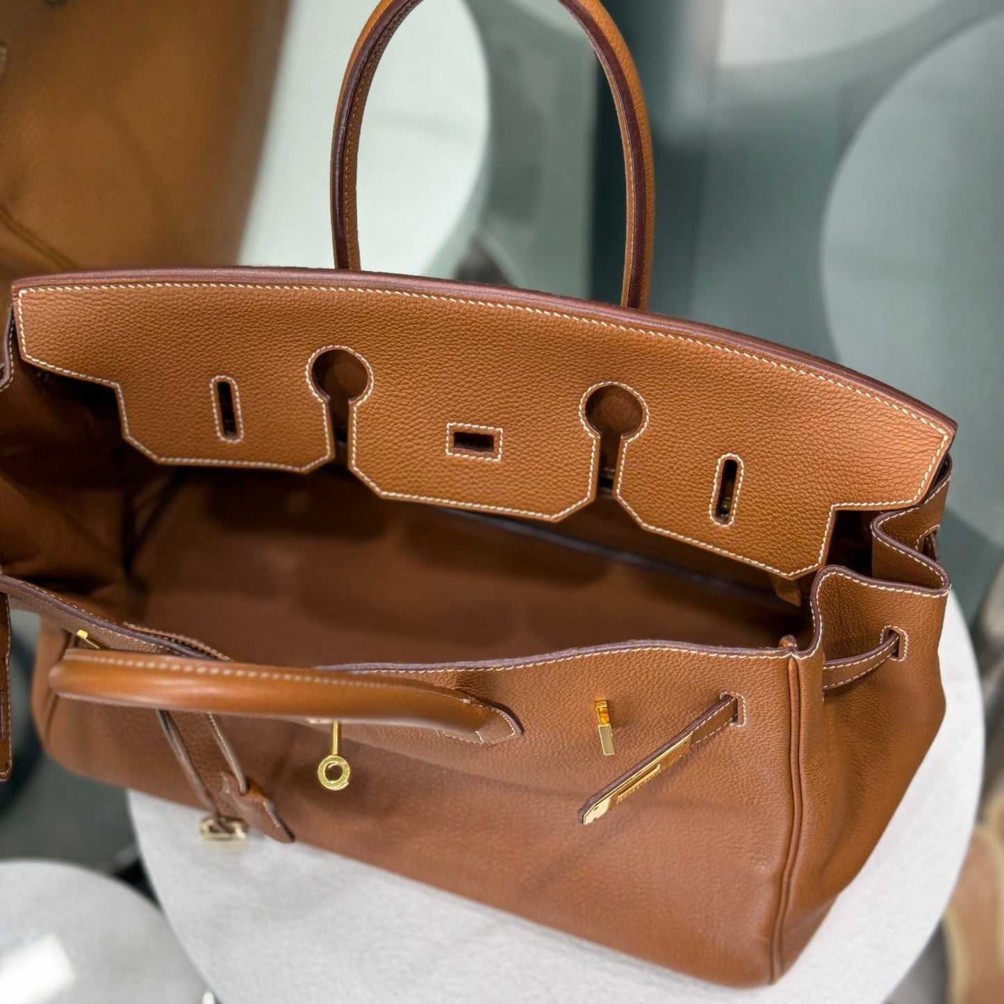 HERMÈS Birkin 35 Gold on Gold