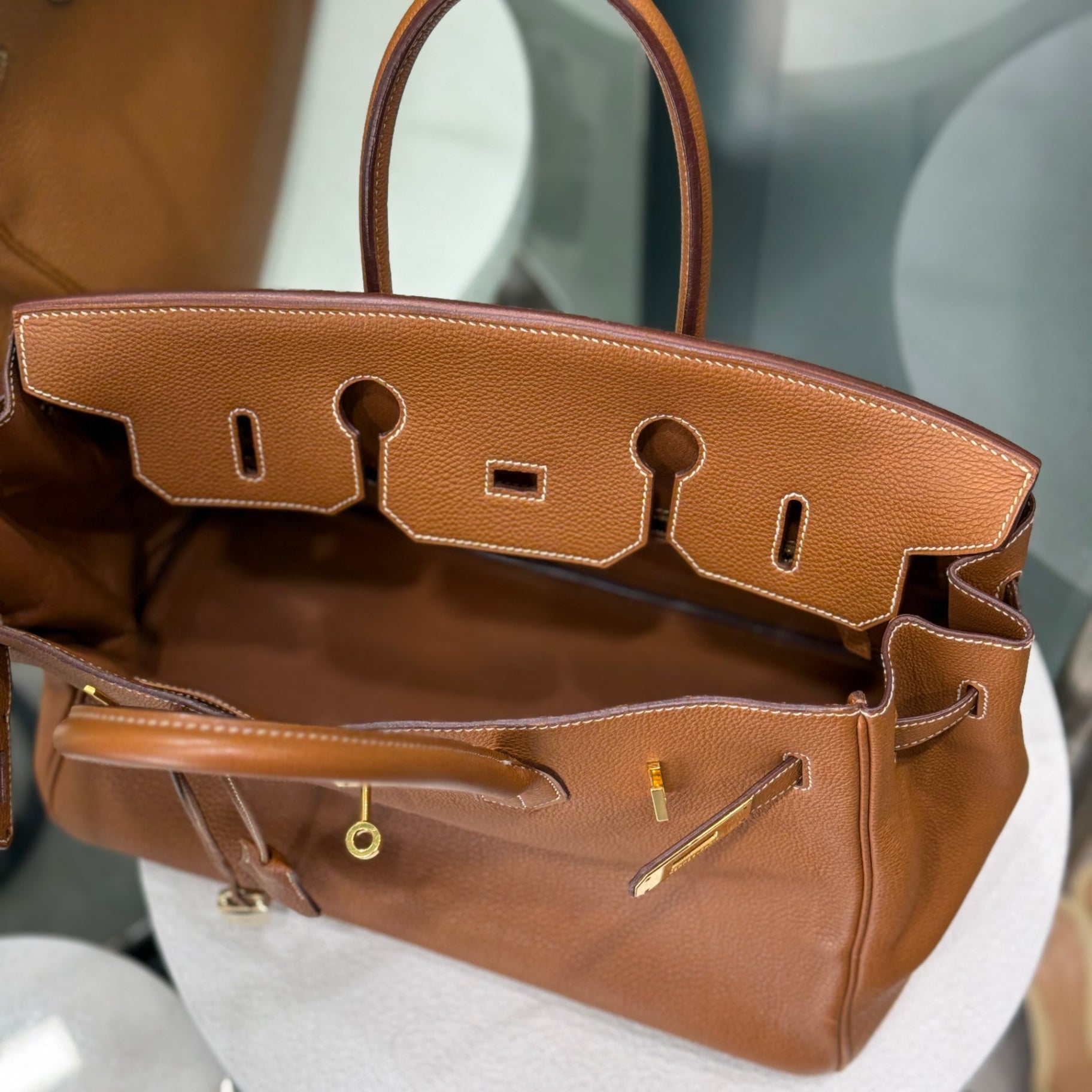 HERMÈS Birkin 35 Gold on Gold