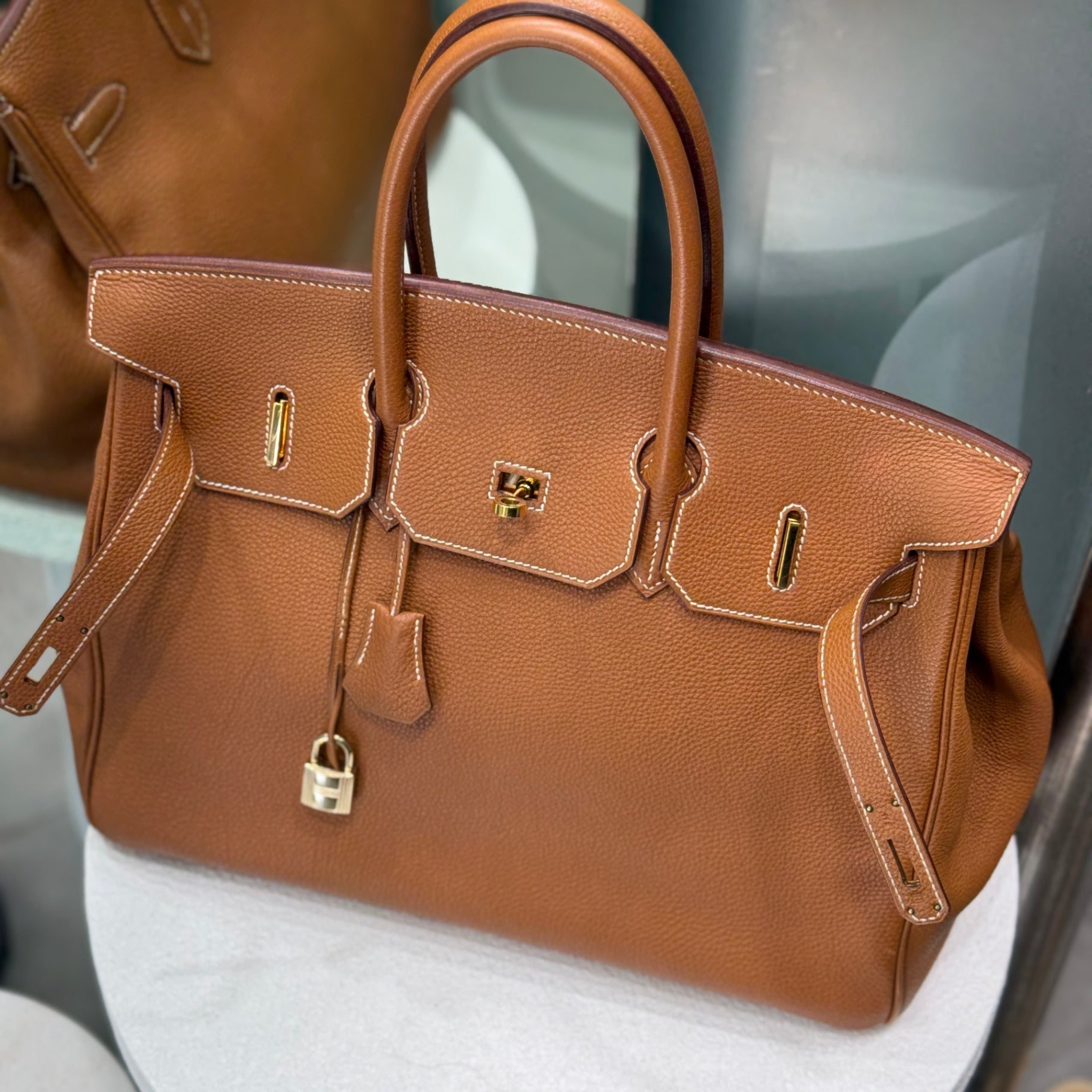 HERMÈS Birkin 35 Gold on Gold