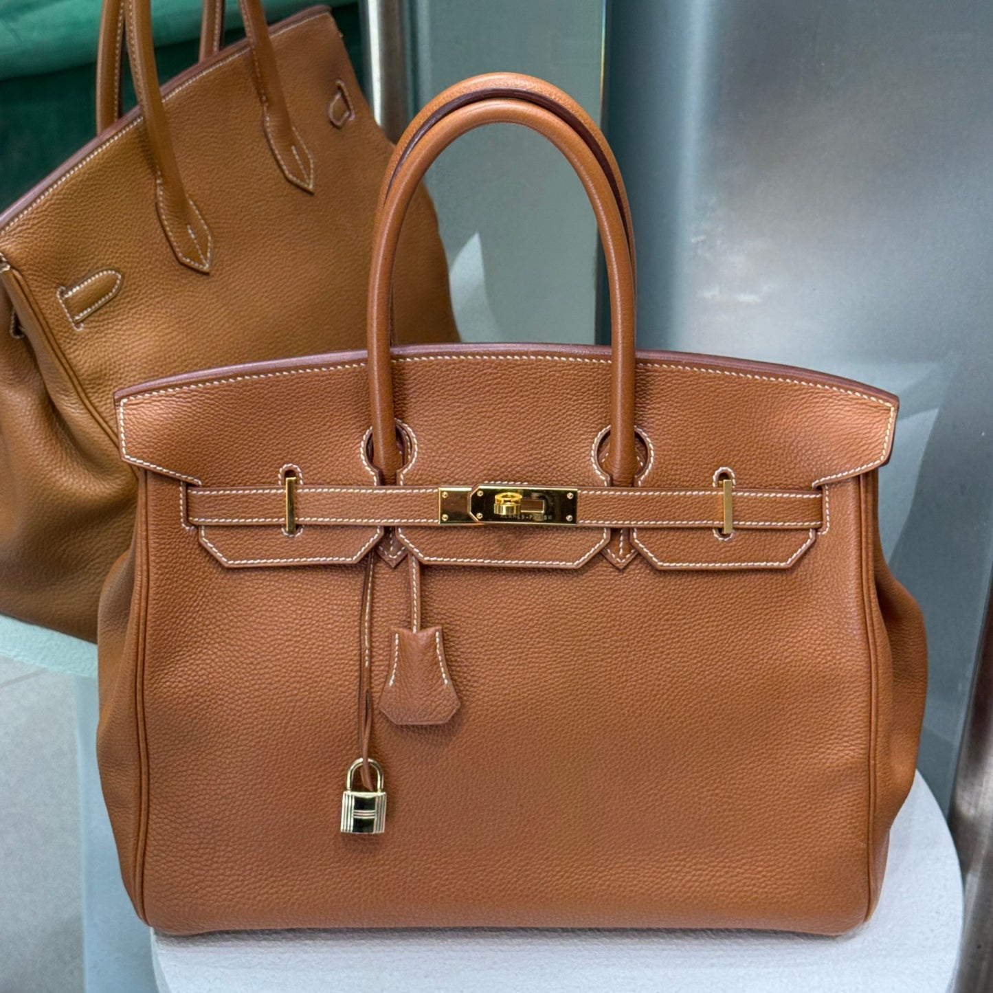 HERMÈS Birkin 35 Gold on Gold