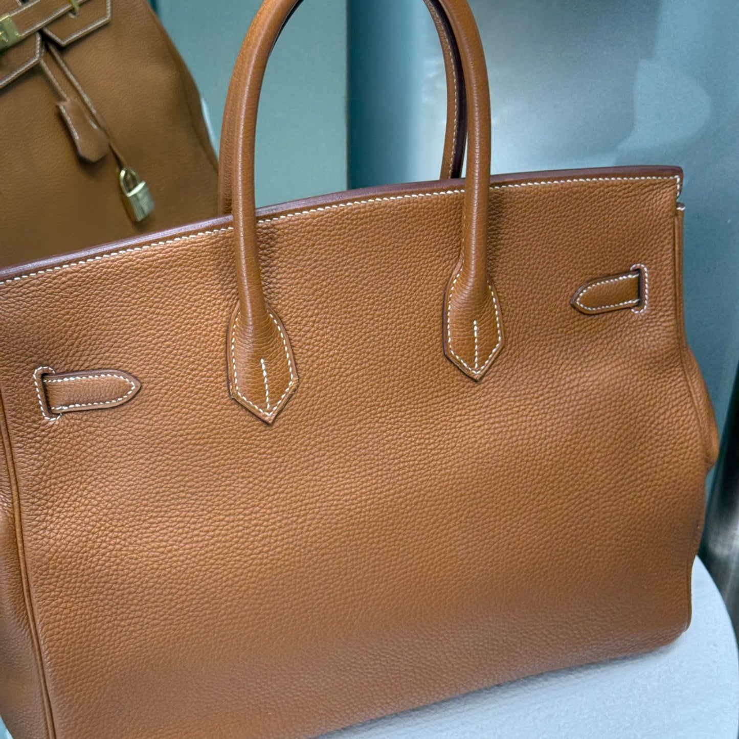 HERMÈS Birkin 35 Gold on Gold
