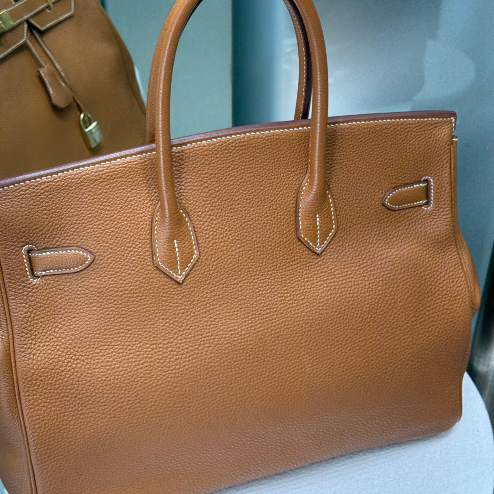 HERMÈS Birkin 35 Gold on Gold