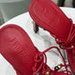ZADIG & VOLTAIRE Red Strap Beaded Heels Sz 38