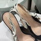 DIOR J'adore Slingbacks Navy Sz 38