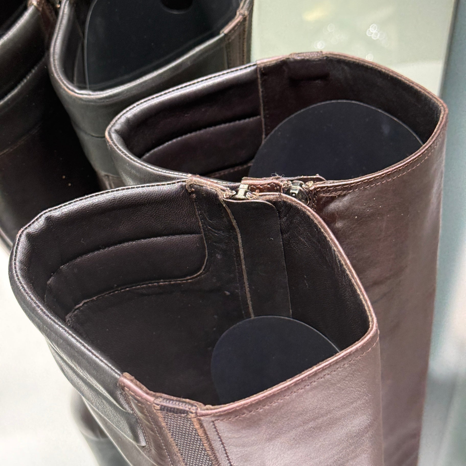 PRADA Vintage Brown Knee Boots Sz 39