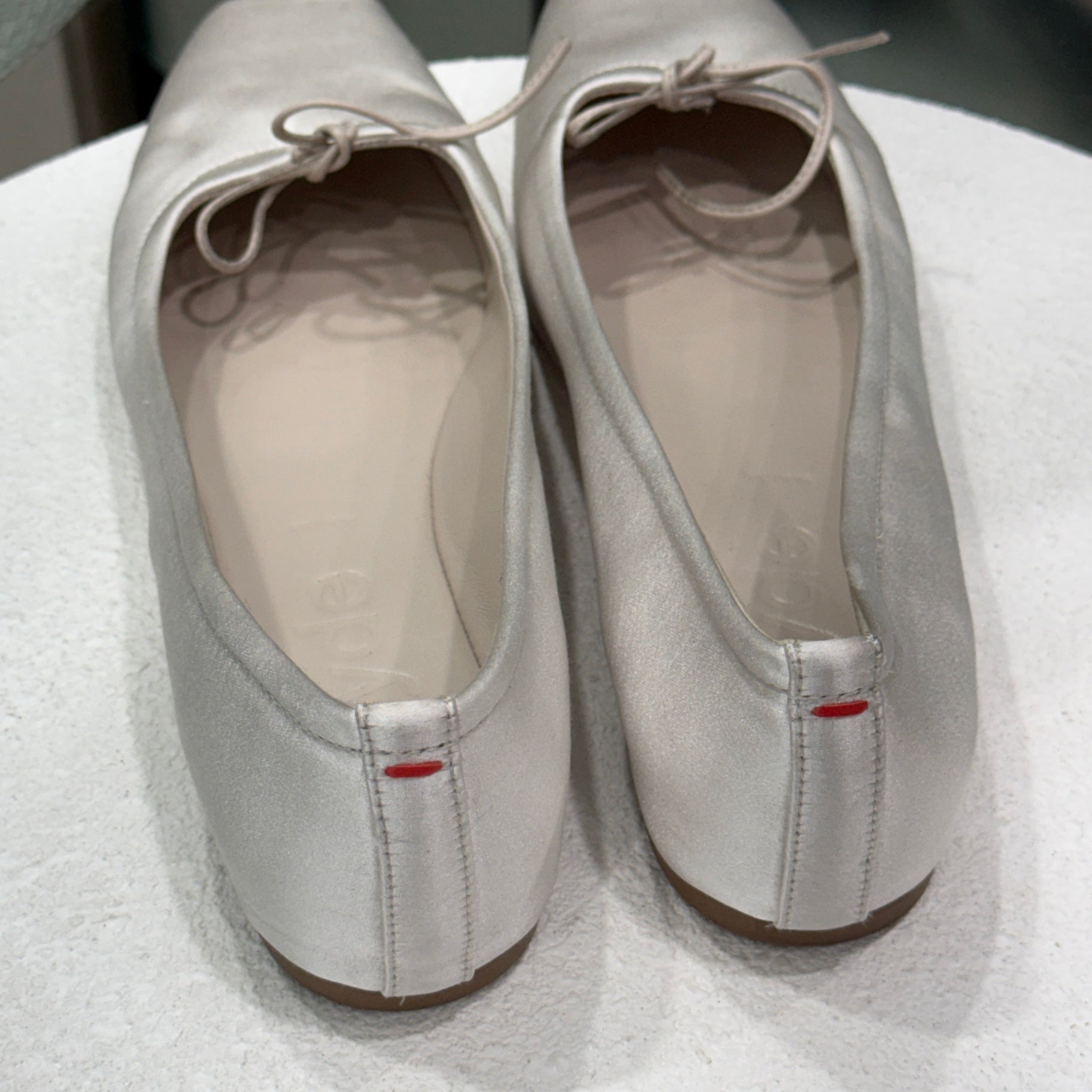 AEYDE White Ballet Flats Sz 38