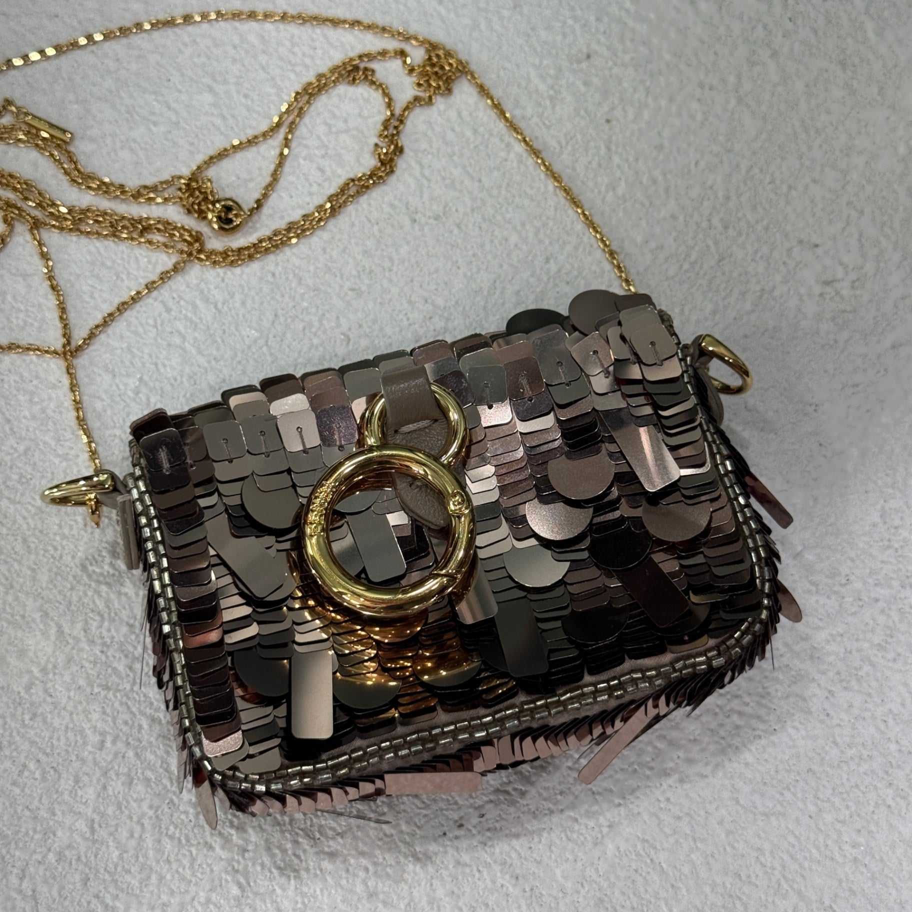 FENDI Sequin Nano Baguette Charm