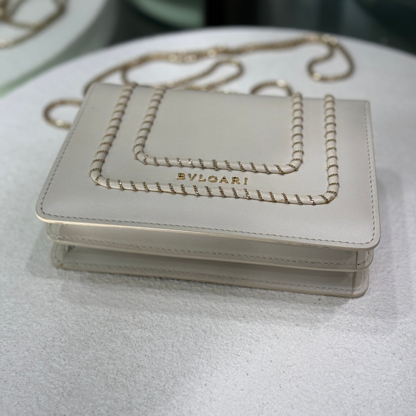 BVLGARI Serpenti Forever Creme Bag