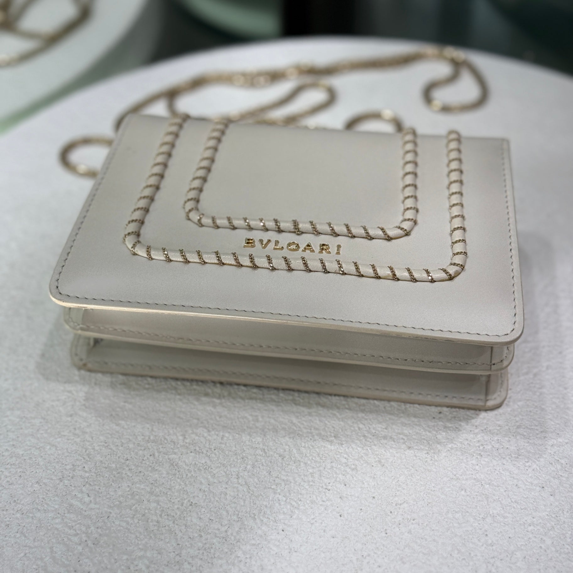 BVLGARI Serpenti Forever Creme Bag