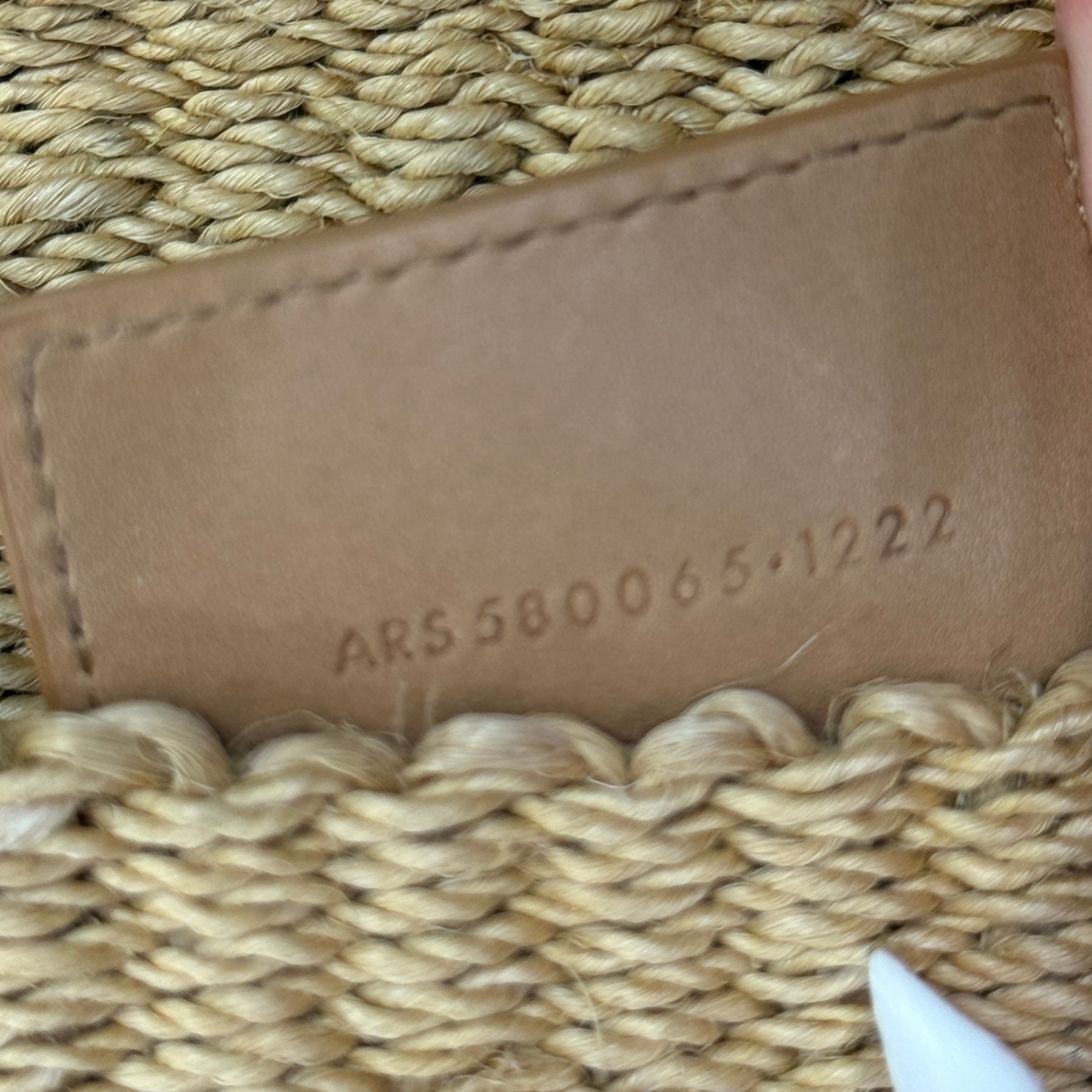 SAINT LAURENT Raffia Crossbody