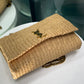 SAINT LAURENT Raffia Crossbody