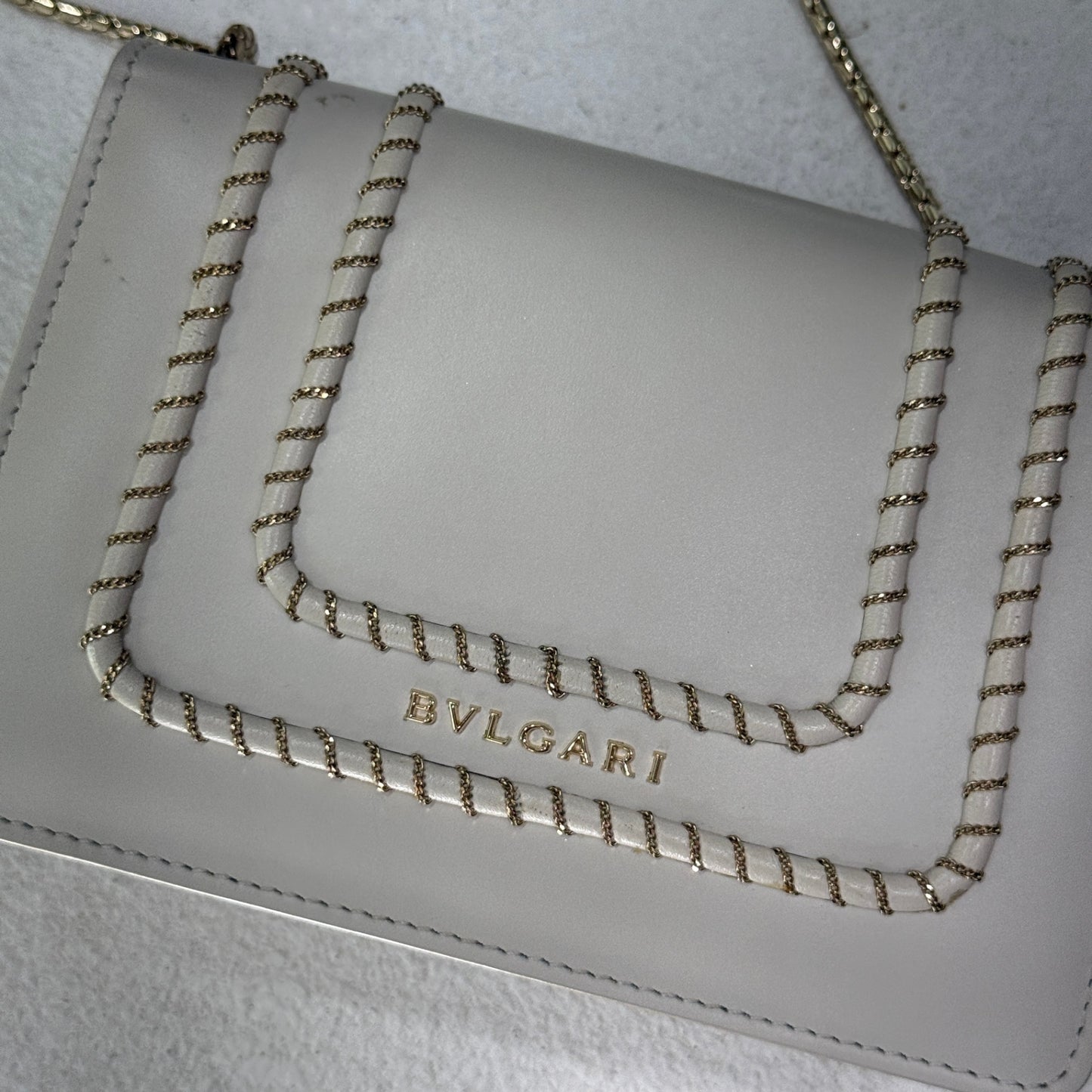 BVLGARI Serpenti Forever Creme Bag